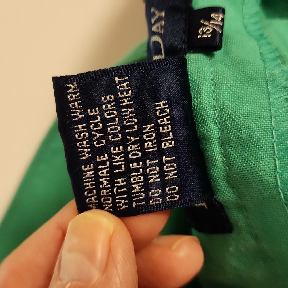 Deep Water Bay Misses Vintage Pants with attached wrap around skirt Sz 13/14 - Picture 6 of 8